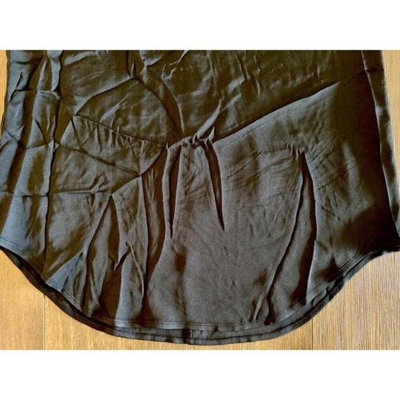 Theory Sleek Black Silk-blend Sleeveless Tank Top Blouse - Size P - Picture 5 of 6